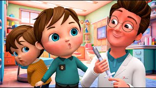 Doctor’s CheckUp Song  Best Songs amp Nursery Rhymes  Banana cartoon learning corner [upl. by Rolyab899]