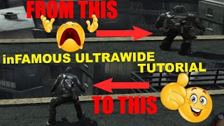 inFAMOUS on Ultrawide  RPCS3 Cheat Engine Guide  2024 [upl. by Rochester]