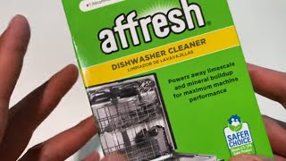 Affresh Dishwasher Cleaner Review and How to Use [upl. by Lehcim446]