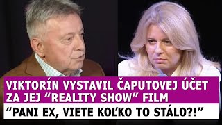 Viktorín vystavil Čaputovej ÚČET za jej quotreality showquot z paláca [upl. by Lyrahs]