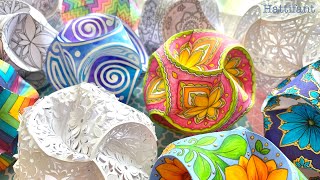 Hattifant  Triskele Paper Globes  3D Paper Craft Magic [upl. by Anaugahs]