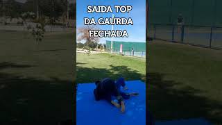 Passagem de Guarda Fechada do Jiu Jitsu Técnica de Pressão para Iniciantes Faixa Branca Azul bjj [upl. by Norreht330]