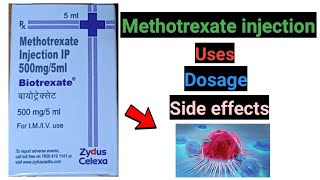 Methotrexate injection ip  50mg250mg500mg1000mg  Biotrexate injection [upl. by Docilla426]