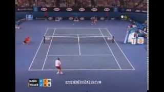 Wawrinka vs Nadal mens final 2014 Australian Open highlights [upl. by Yenal]