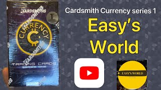 Currency Cardsmith series 1 trading card bitcoin card cardsmith tradingcards bitcoin [upl. by Johny]