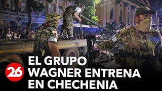 GUERRA RUSIA  UCRANIA  El grupo Wagner entrena en Chechenia [upl. by Alecia]