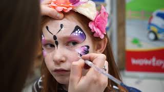 Formation maquillage artistique  grimages  face painting  Belgique  tigre papillon princesse [upl. by Mela]