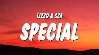 Lizzo  Special Lyrics ft SZA [upl. by Filmore]