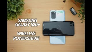 Samsung Galaxy S20 Reverse Wireless Charging Wireless PowerShare [upl. by Dej754]