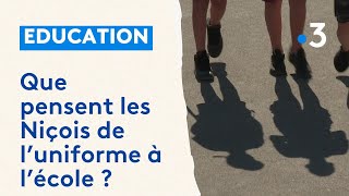 Alors que luniforme sera rendu obligatoire dans 5 collèges de Nice quen pensezvous [upl. by Rayshell]