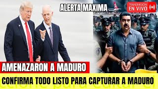 ULTIMATUM PARA NICOLAS MADURO 🔴OBJETIVO MILITAR DE EEUU 🔴 EDMUNDO HAY UN PLAN MARIA CORINA [upl. by Earahc]