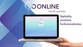 Buhalterinės apskaitos programa 9o Online sąskaitų siuntimo funkcionalumas [upl. by Alodee]