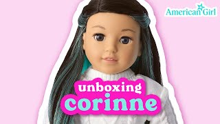 Unboxing American Girl of the Year Doll Corinne Tan GOTY 2022 [upl. by Eidolem]