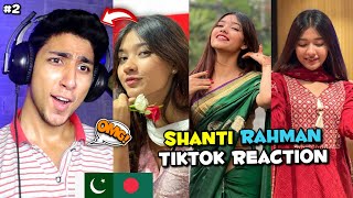 Pakistani React on Bangladeshi Tiktoker  Shanti Rehman New TikTok Videos  Maadi Reacts [upl. by Sibel]