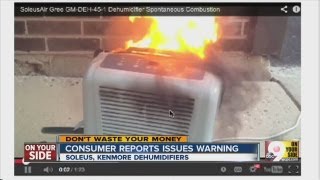 Dehumidifiers catching fire [upl. by Revned]