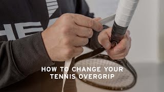 How to change Your Tennis Overgrip  HEAD [upl. by Shelden]