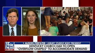 Alison Perfater Asbury University Student on Tucker Carlson Tonight  Fox News 21523 [upl. by Lraed]