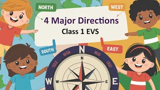 Class 1 EVS  Major Directions in English  CBSENCERT [upl. by Anayeek]