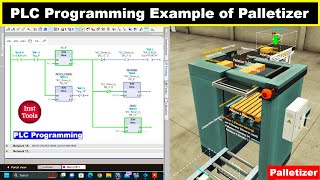 PLC Programming Example of a Palletizer  Instrumentation Tools [upl. by Sproul]