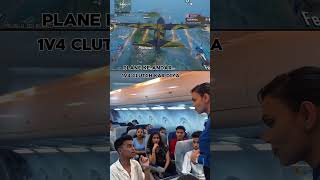 Plane ke Ander 1VS4 KR DIYA shortsfeed shortlive shortsviral shortsbgmi pubgmobile bgmishorts [upl. by Yentirb]