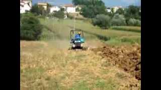 Landini trekker 85 turbo in aratura 2013 parte 1 [upl. by Acina]