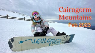 2023 Cairngorm Mountains Skiing  Snowboarding Trip [upl. by Enirrok]