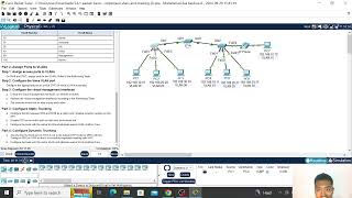 361 Packet Tracer – Implement VLANs and Trunking [upl. by Eiralih254]