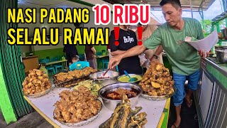 WISATA KULINER SUMATRA BARAT❗️NASI PADANG PALING ENAK DAN MURAH DI KOTA PADANG MASAKAN KHAS MINANG [upl. by Okier]