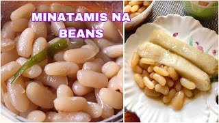 TRADITIONAL MINATAMIS DESSERT MINATAMIS NA BEANS [upl. by Llenad]