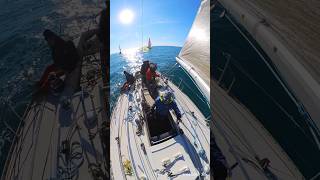 Girovelando asd Campionato Invernale Fiumicino sailing sailboat mare insta360 [upl. by Nerehs]