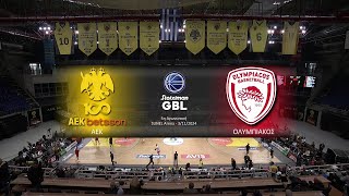 Stoiximan GBL 20242025  ΑΕΚ Betsson BC  Ολυμπιακός  03112024  ΕΡΤ [upl. by Josy]