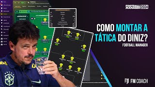 Como MONTAR A TÁTICA do Fernando Diniz da Seleção Brasileira  FM 2024 16 [upl. by Evelunn543]