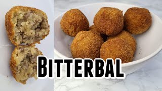 Recipe How To Make Homemade BitterballenCroquettesEasy Party Snacks [upl. by Sherburne]