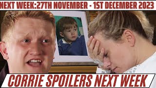 6 Huge Coronation Street spoilers next week from 27th November  1st December 2023 [upl. by Assenal]