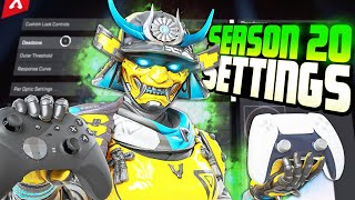 The 1 Sensitivity  Settings Guide by a PRO  Season 20 Apex Legends [upl. by Hadnama900]