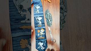 The Snoopy Show  Cutting up Snoopy Mens Novelty Tie creative diy art [upl. by Tabby]