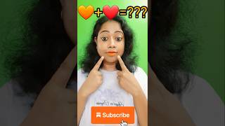 Crazy lipstick mixing technique 🧡❤️ytshorts youtubeshorts trending [upl. by Baler383]