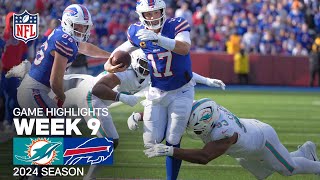 Miami Dolphins vs Buffalo Bills Game Highlights  NFL 2024 Season Week 9 [upl. by Remde514]