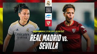 Real Madrid vs Sevilla  Liga F 202324 Matchday 11 Full Match [upl. by Antipus]