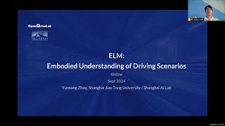 ECCV 2024 Embodied Understanding of Driving Scenarios [upl. by Powel]