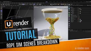 Realtime Rope Simulation  URender Tutorial [upl. by Orfurd]