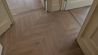 Featuring Chevron Parquet Flooring  Fin Wood Ltd  Crafted for Life [upl. by Fradin]