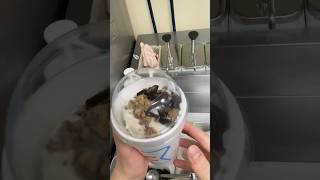 Reese’s cookie dough Oreo Blast icecream dairyqueen milkshake foryou food [upl. by Valerlan]