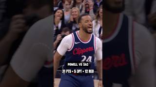 Norman Powell WENT OFF in the Clippers WIN over Sacramento 🔥 Shorts NBA laclippers [upl. by Leahcimsemaj569]