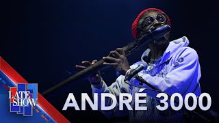 That Night In Hawaii When I Turned Into A Panther…”  André 3000 LIVE on The Late Show [upl. by Heppman]