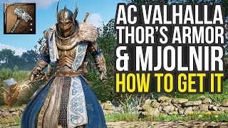 Assassins Creed Valhalla Thor Hammer Mjolnir amp Thor Armor  HOW TO GET IT AC Valhalla Thor Hammer [upl. by Shani]