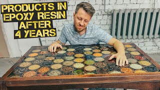 What happens to products in epoxy resin over 4 years [upl. by Noryahs910]