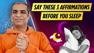 3 Sleep Affirmations for a peaceful Sleep  Mitesh Khatri  Law of Attraction [upl. by Leiram340]