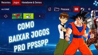 COMO BAIXAR JOGOS DE PPSSPP 2024 [upl. by Pack]