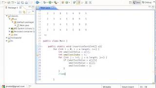 Java Selection Sort Algorithm Tutorial [upl. by Yennej525]